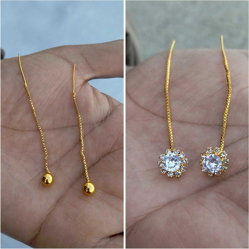 Aggregate 80+ pearl sui dhaga earrings super hot 3tdesign.edu.vn