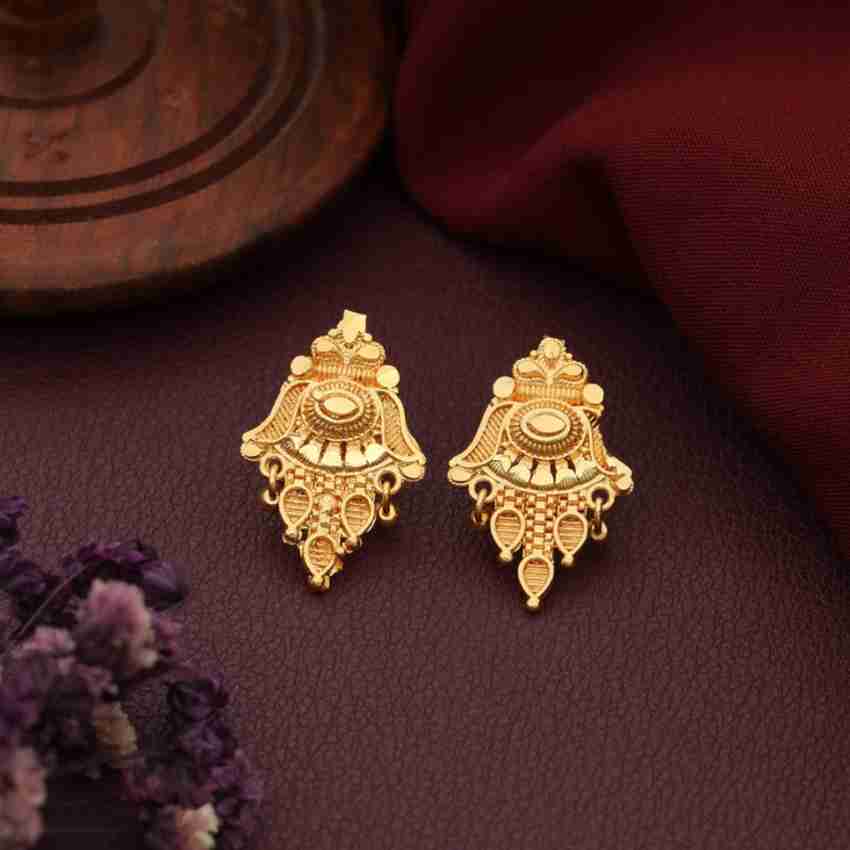 V Stud Earrings – Popular J