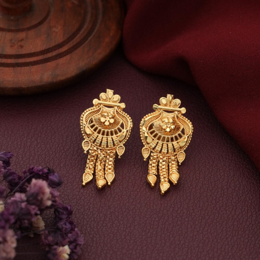 Fancy gold clearance earrings images