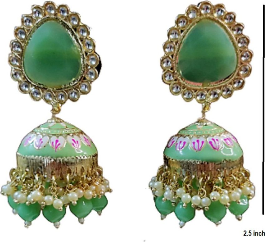 Pista on sale green earrings