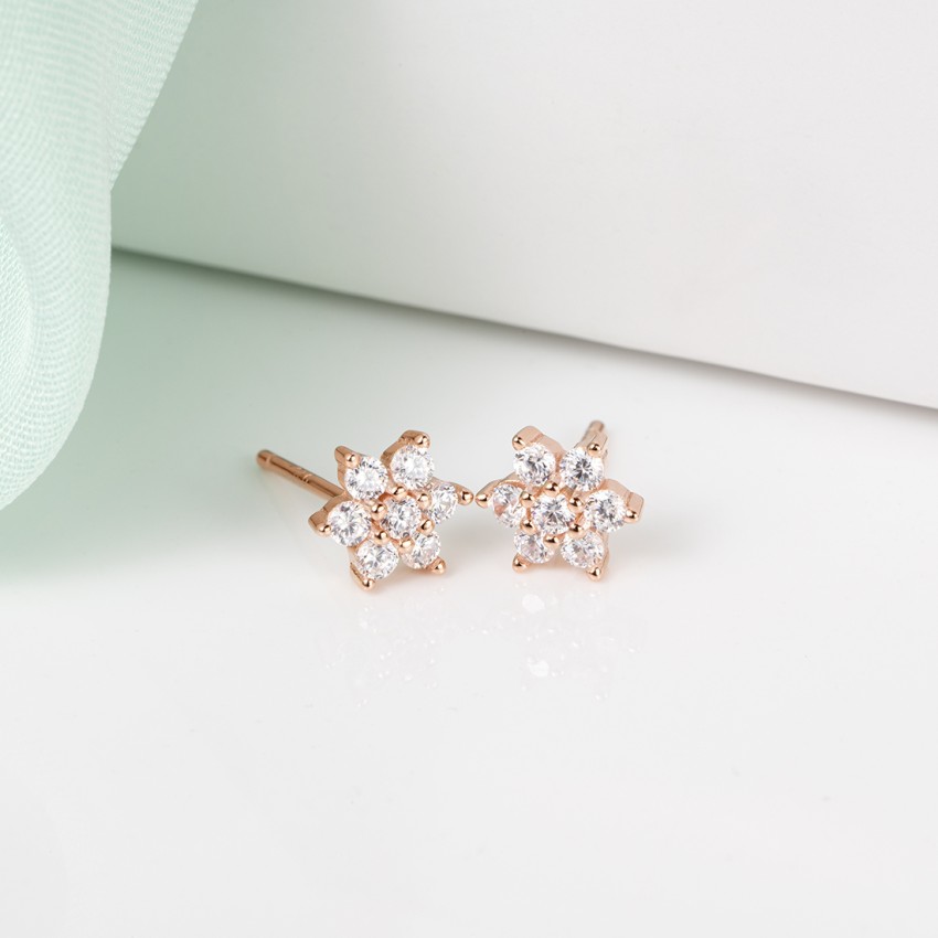 GIVA Rose Gold Nova Earrings Pink Online in India Buy at Best Price from  Firstcrycom  13097567