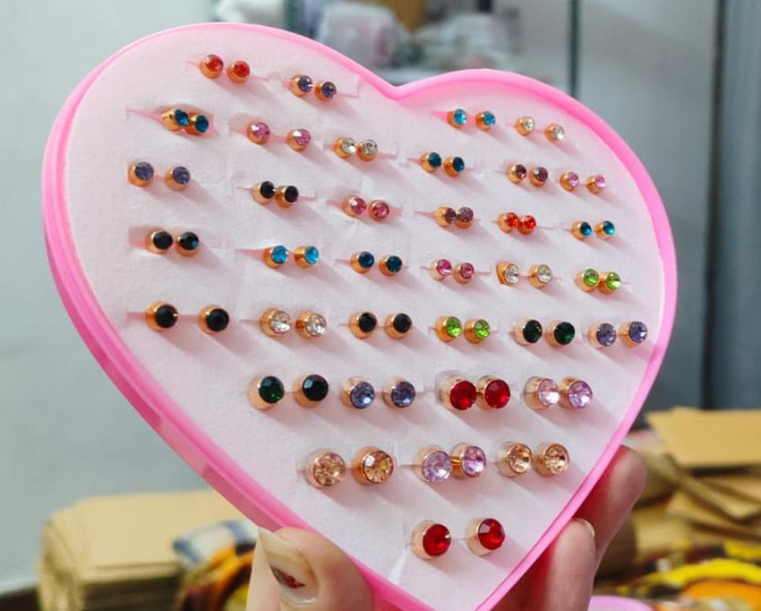 Earrings store set box