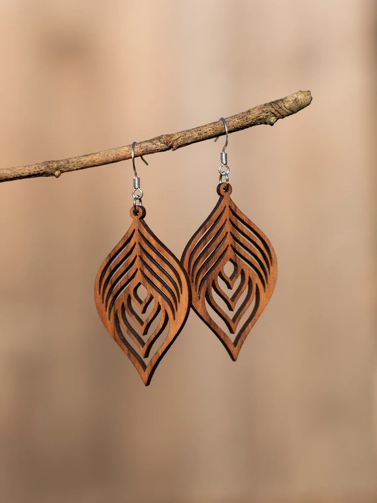 Best wood sales for earrings
