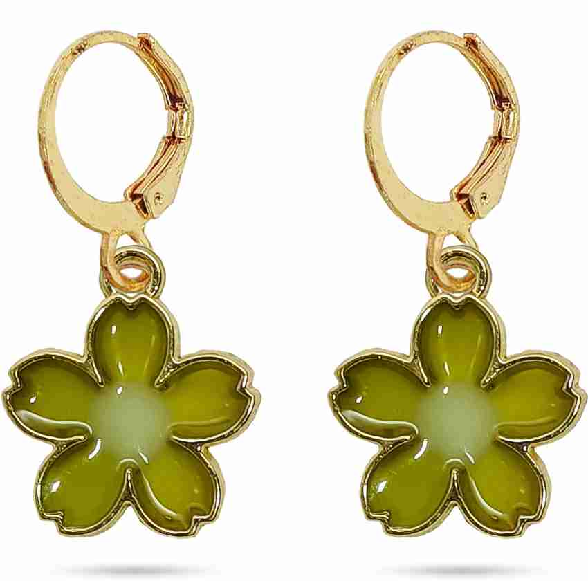 Cute store green earrings