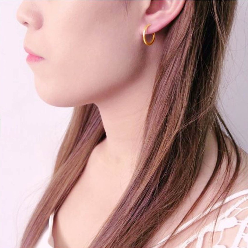 Prosteel Women's Big Gold Hoop Earrings