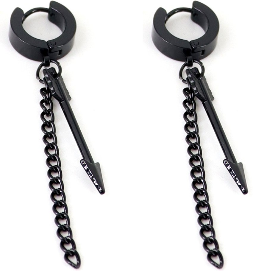 Chain sale earrings male