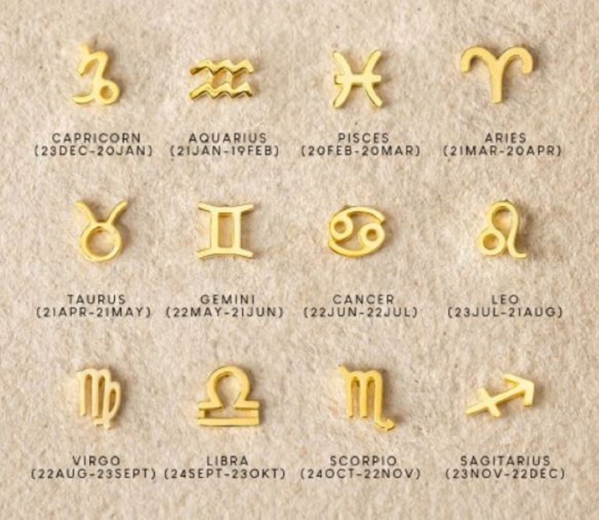 Leo deals zodiac earrings