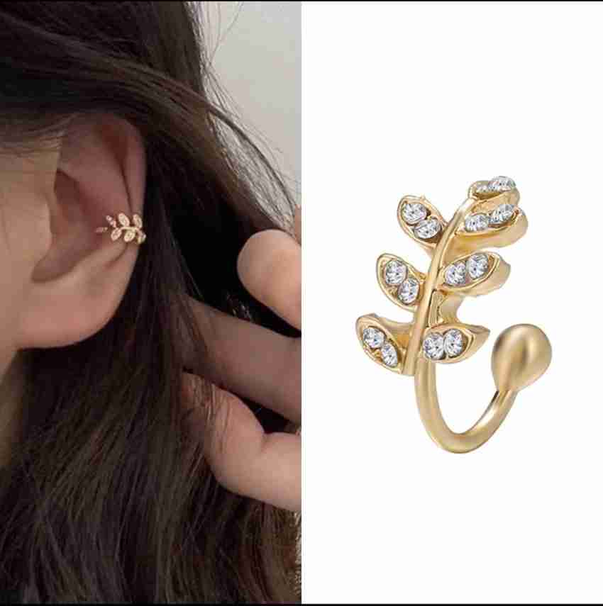 Leaf cuff earrings new arrivals