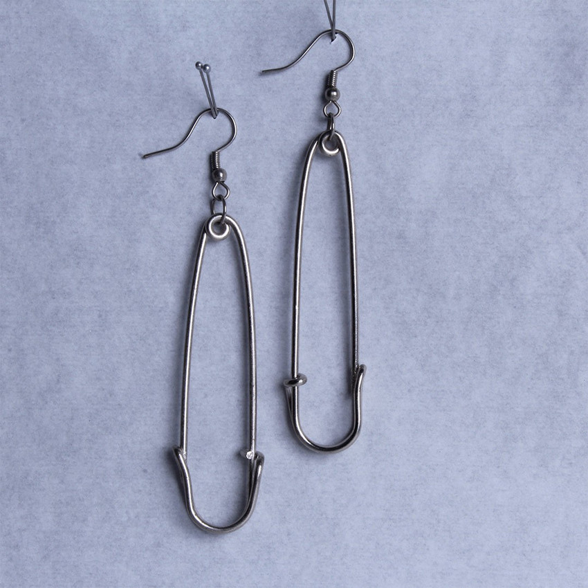 Flipkart Buy BOROBORO SAFETY PIN EARRING Metal Drops