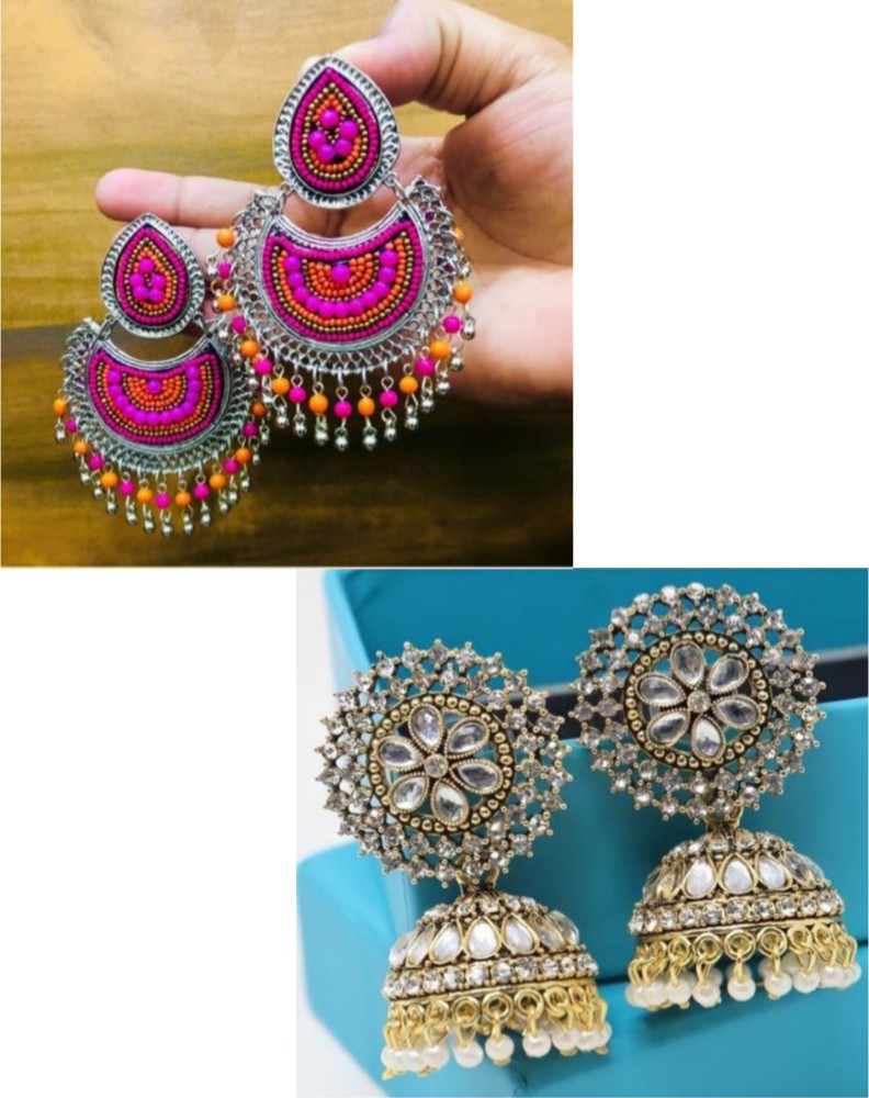 Flipkart oxidised deals earrings