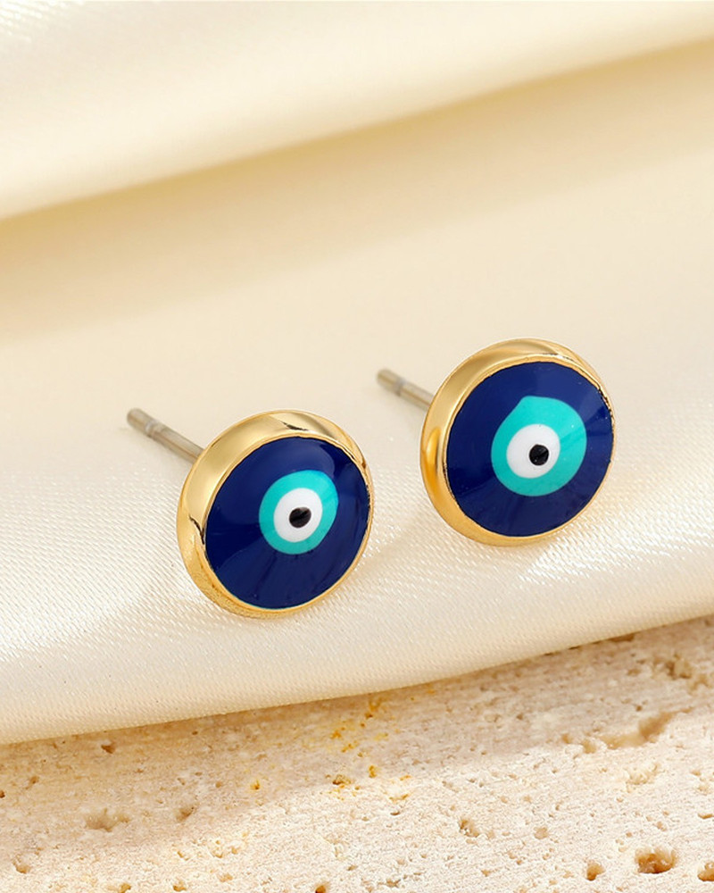 Evil eye tragus stud top