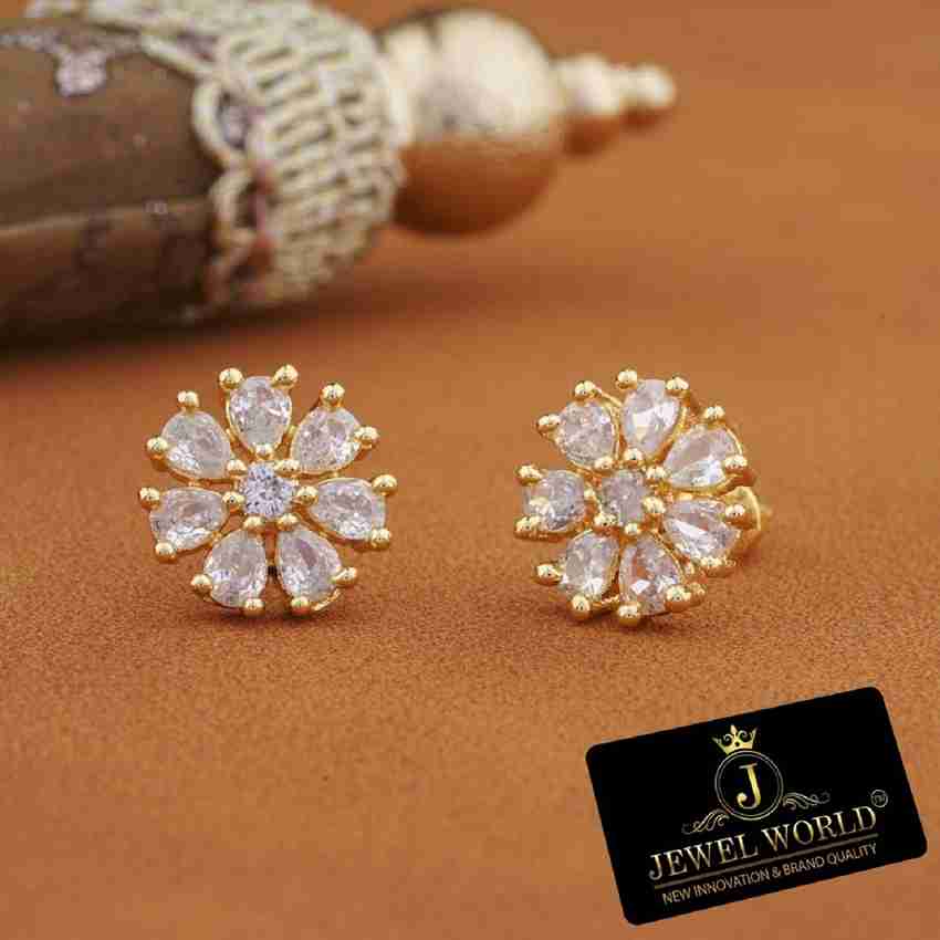 Flipkart Buy Jewel WORLD Gold plated stylish earrings for