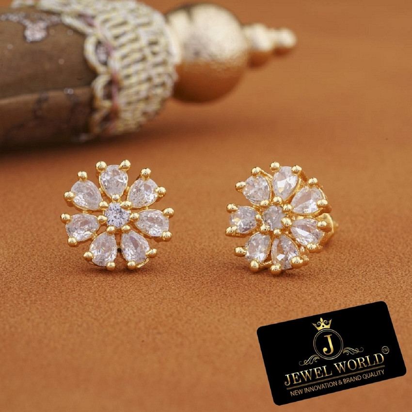 Flipkart Buy Jewel WORLD Gold plated stylish earrings for