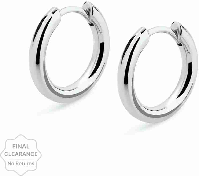 Silver earring clearance for boys