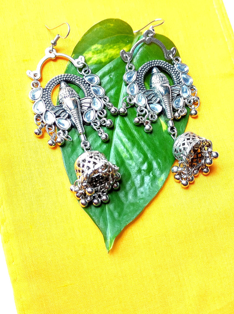 Ganesh earrings hot sale