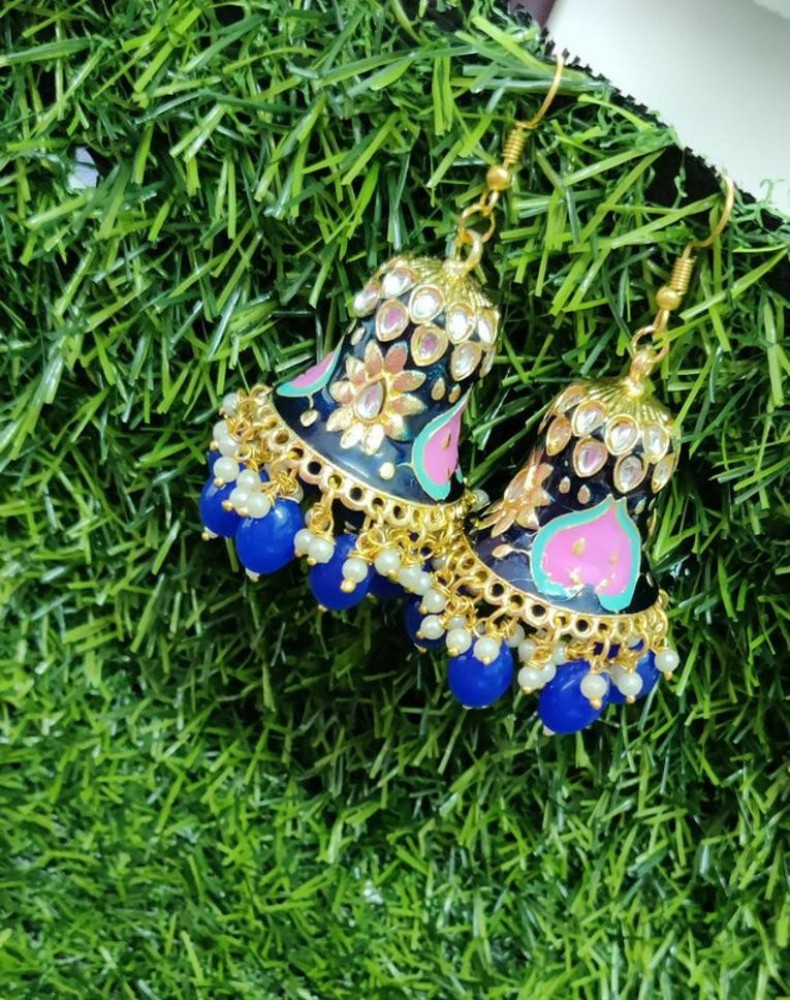 Blue sales earrings flipkart