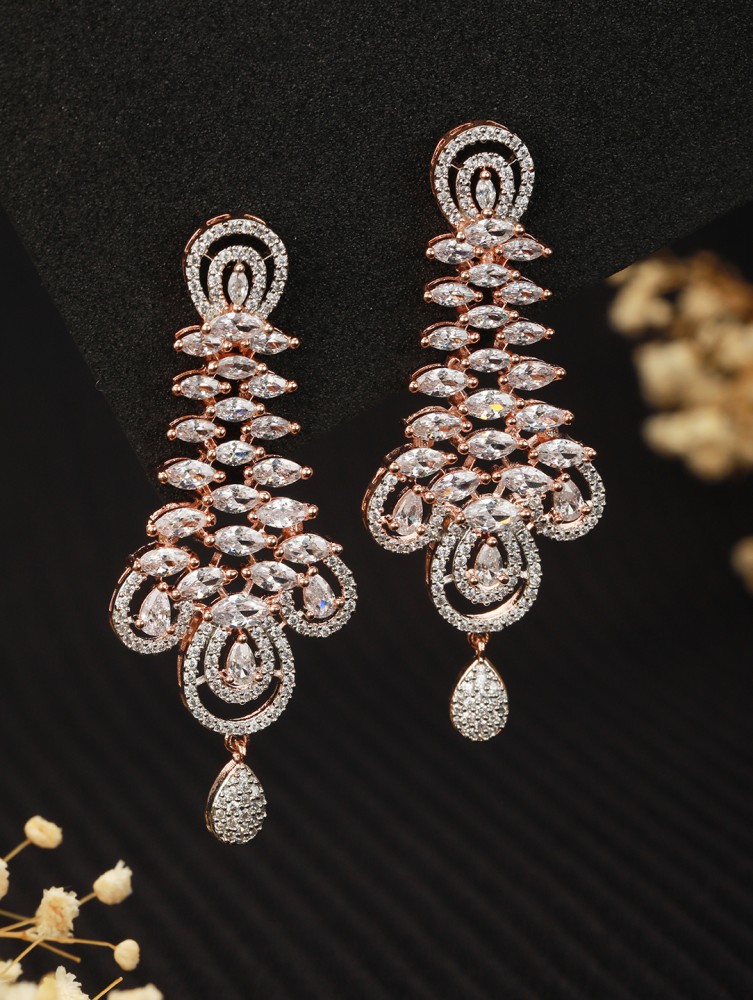 Share 68+ fancy long diamond earrings - 3tdesign.edu.vn