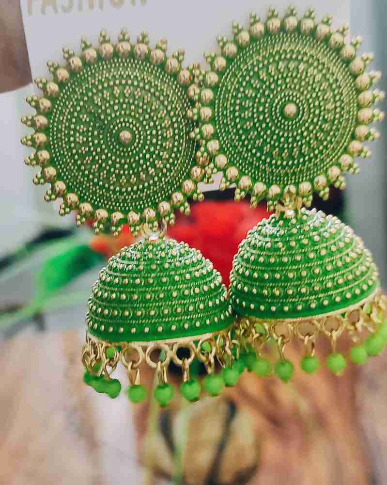 Jhumka top jhumki earrings