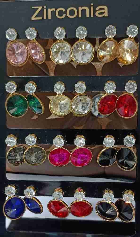 Flipkart Buy SR DESIGN Pair Ear Ring Or Kaner Dul For Women Girls Stone Earring Set Online at Best Prices in India