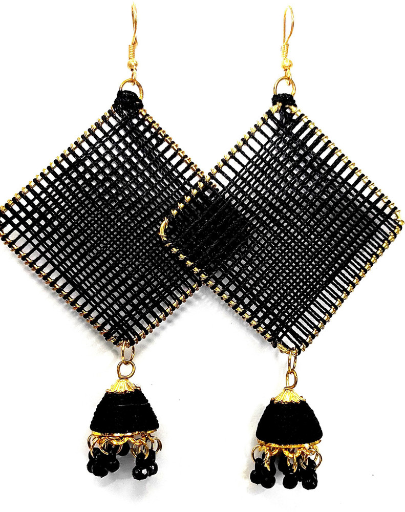 Black earrings clearance flipkart