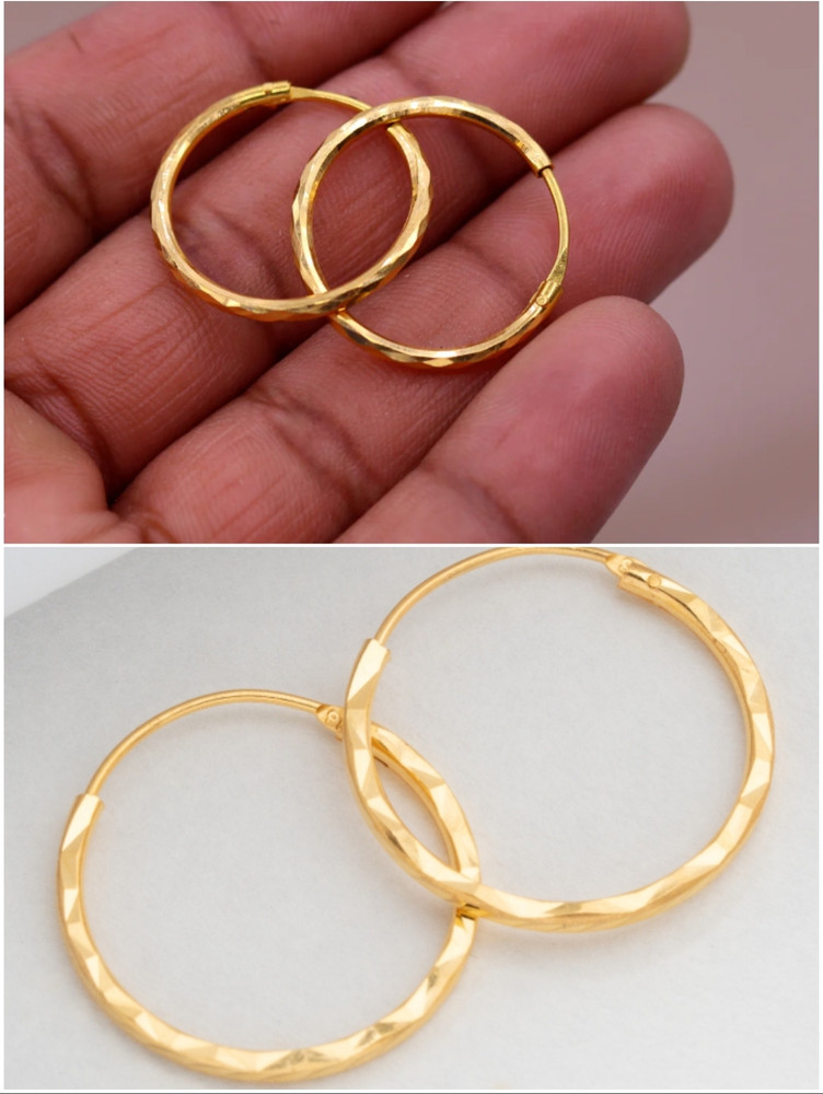 Flipkart Buy NK Fashion Micro gold plated Brass Hoop Earring Online at Best Prices in India