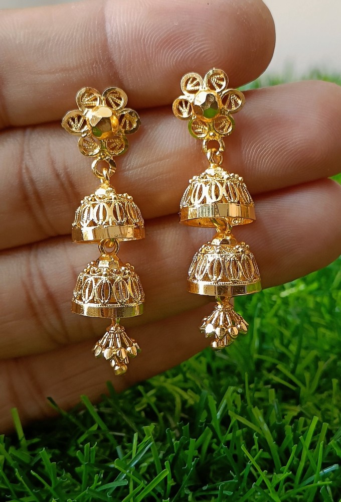 Trendy Jhumka Earrings Design Ideas For Small Occasions and Functions J23740