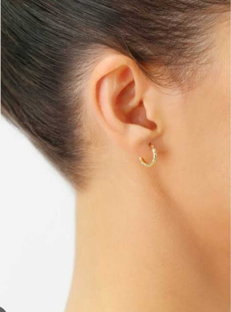 Discount Tory burch gold huggie earrings(1) pair