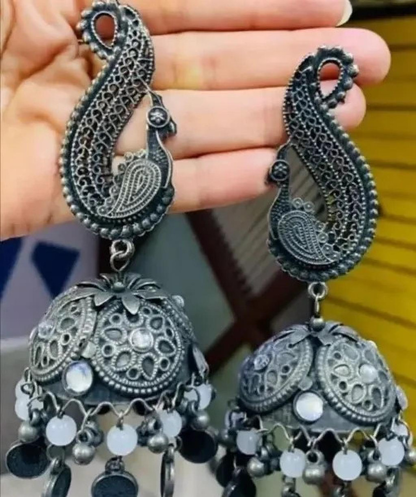 Trending oxidised earrings top
