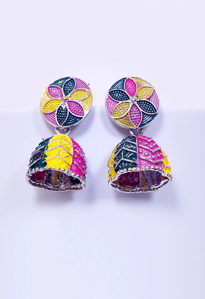 Flipkart Buy Naz fashion store flower earring choti jhumki Stone Jhumki Earring Online at Best Prices in India