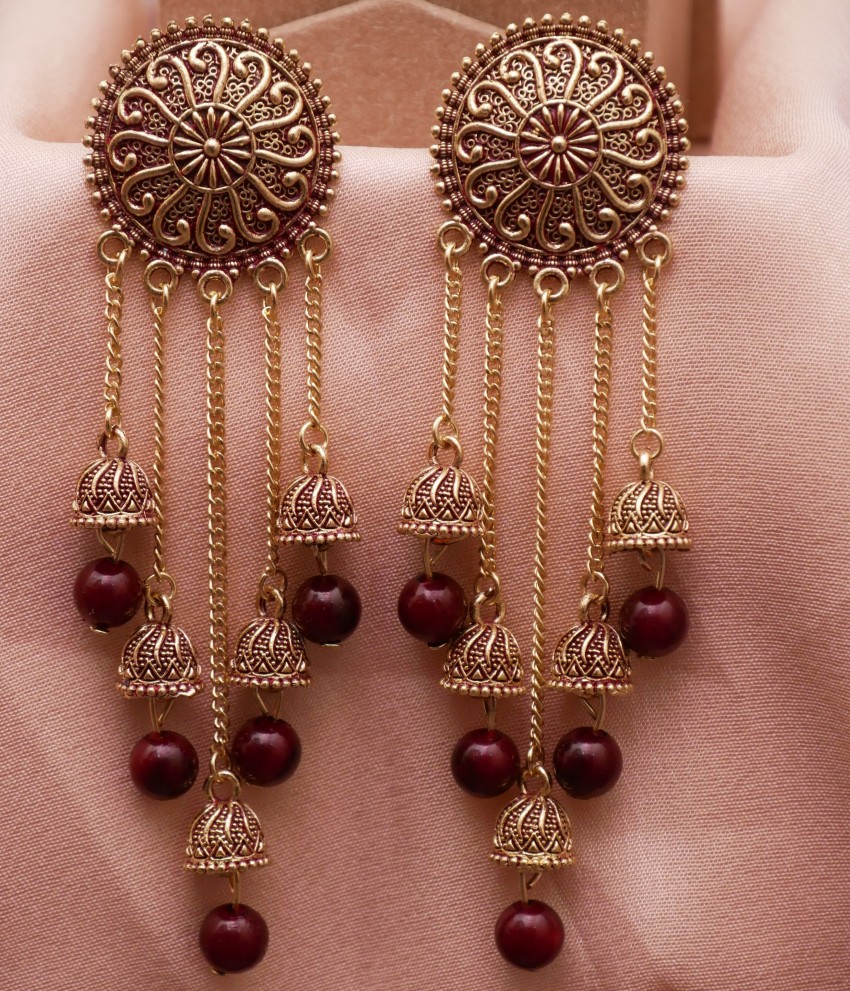 Jhumka earrings online hot sale shopping flipkart