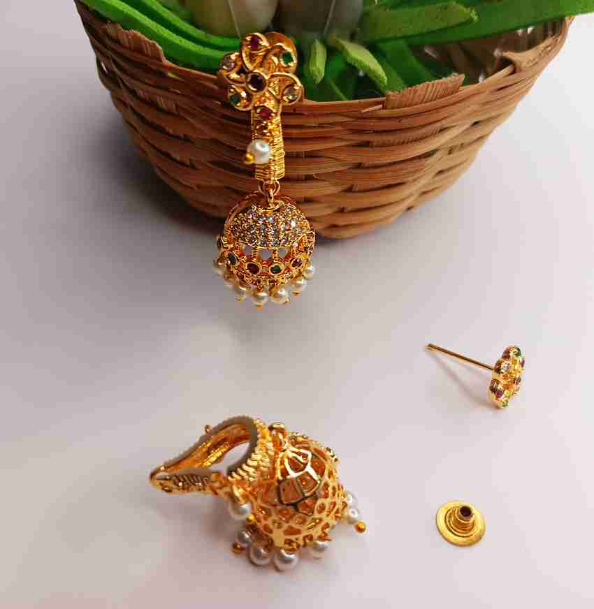 Makar kundan earrings discount