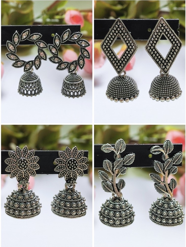 Oxidised clearance earrings flipkart