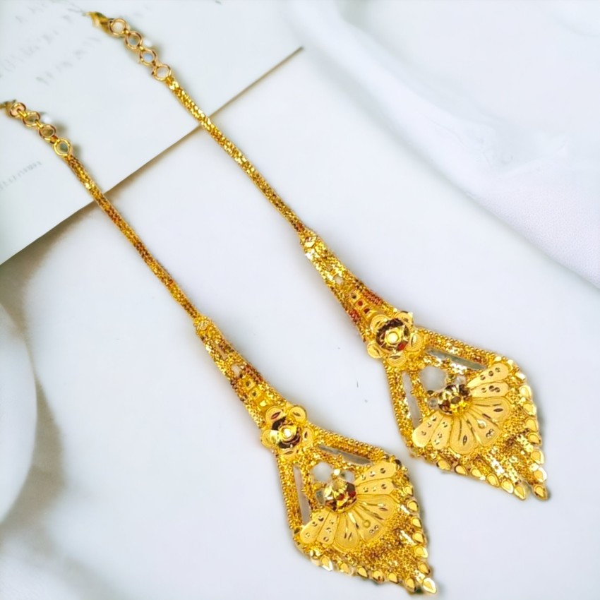 Gold earring sale jhala design