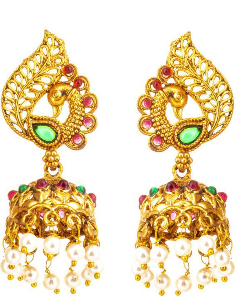 Buy P.N.Gadgil Jewellers conventional linked Yellow Gold 22kt Drop Earring  on Flipkart | PaisaWapas.com