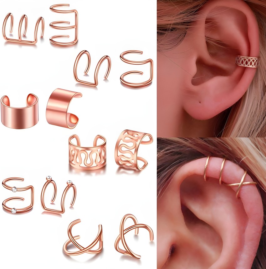 Women Tragus Ear Cuff Earrings for Cartilage Non Nigeria | Ubuy