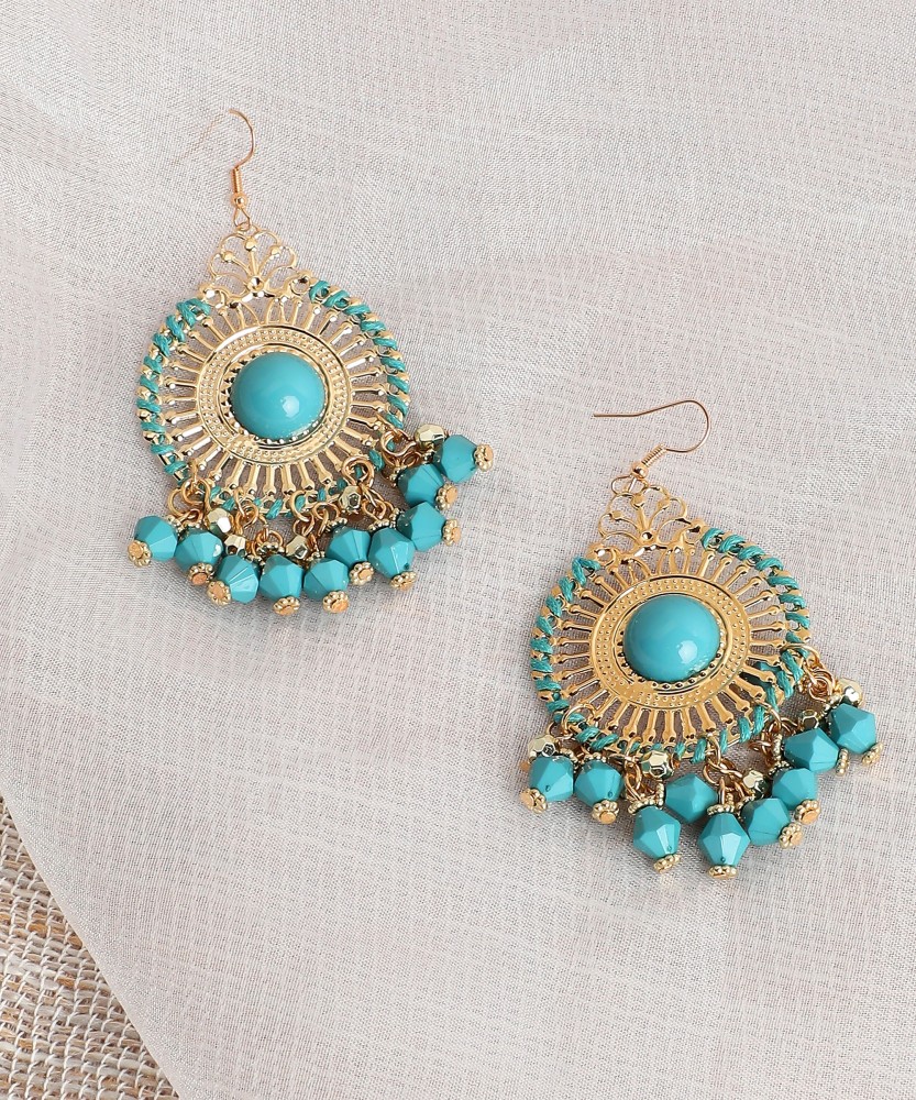 Blue sales earrings flipkart