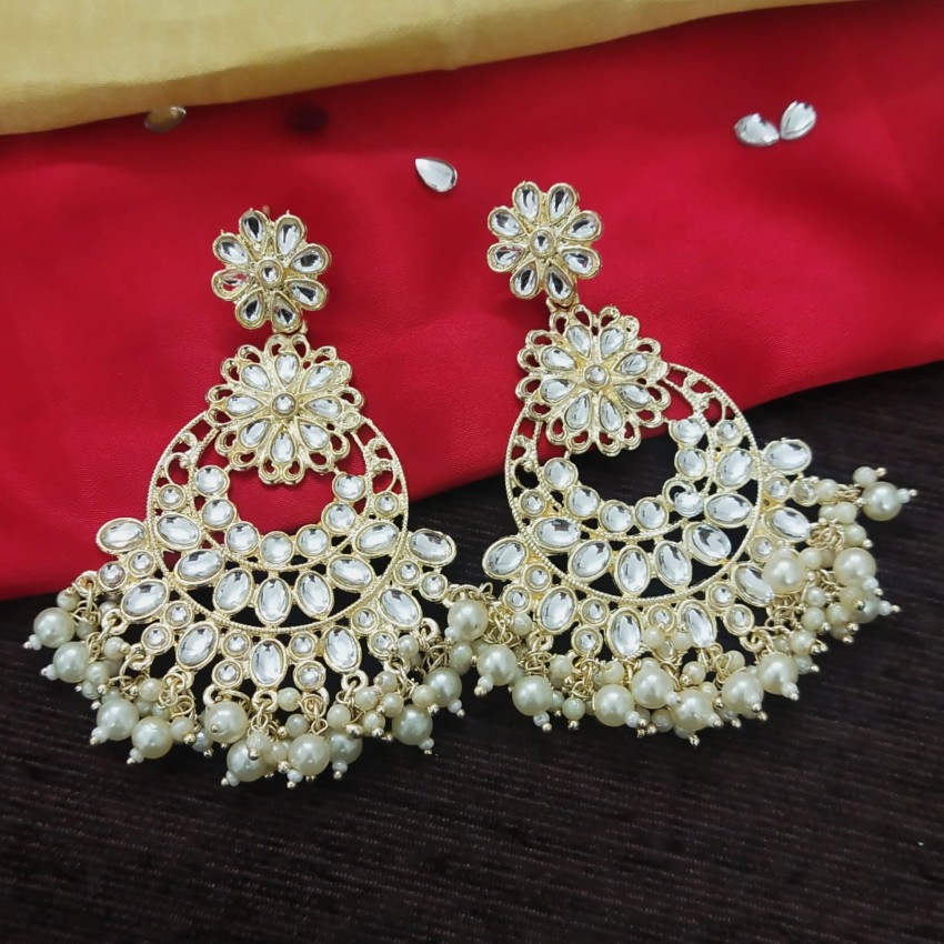 White deals earrings traditional