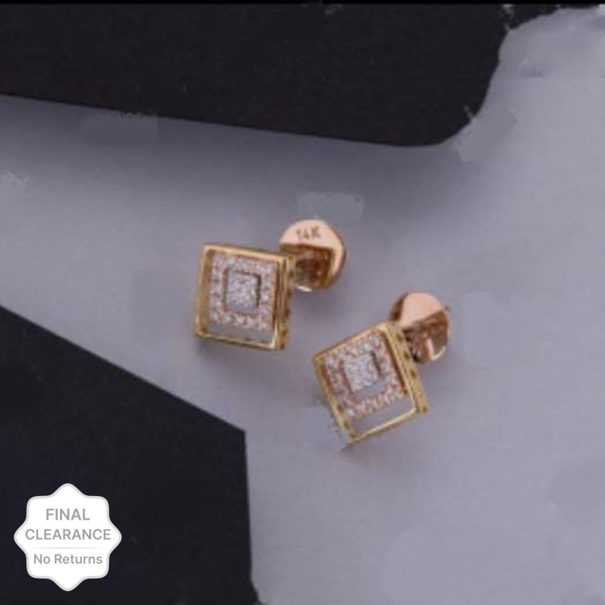 Flipkartcom  Buy Classicjewelry BLACK Plated American Diamond Earrings  for Women  Girls Emerald Diamond Alloy Drops  Danglers Online at Best  Prices in India