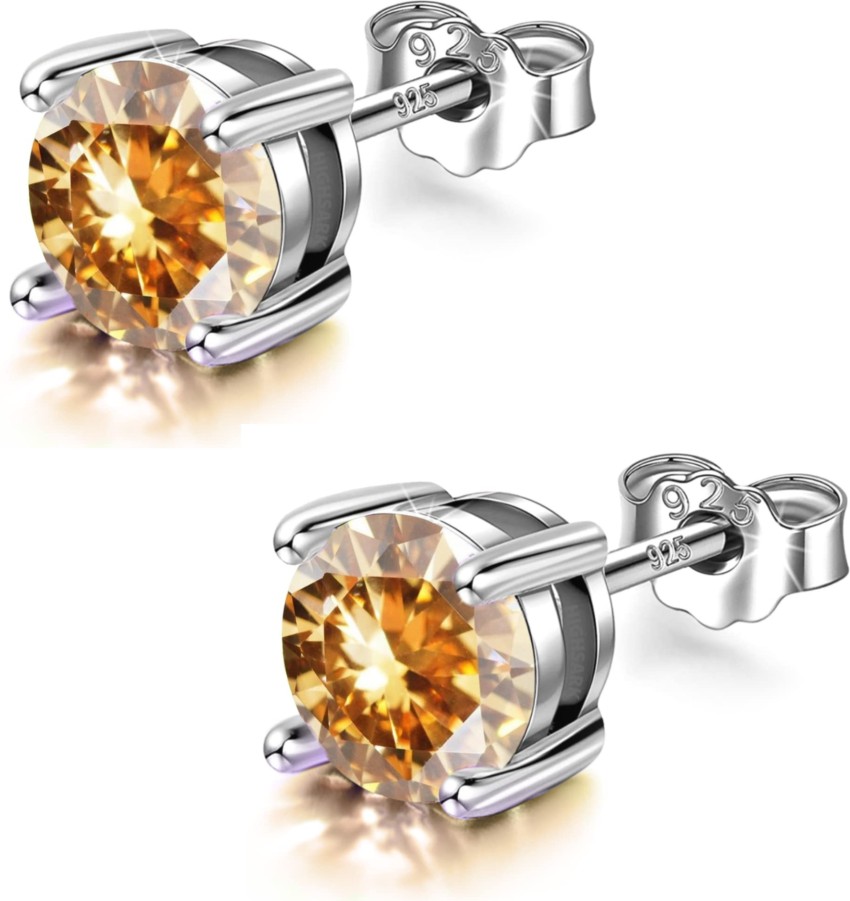 Top more than 81 citrine stud earrings white gold best