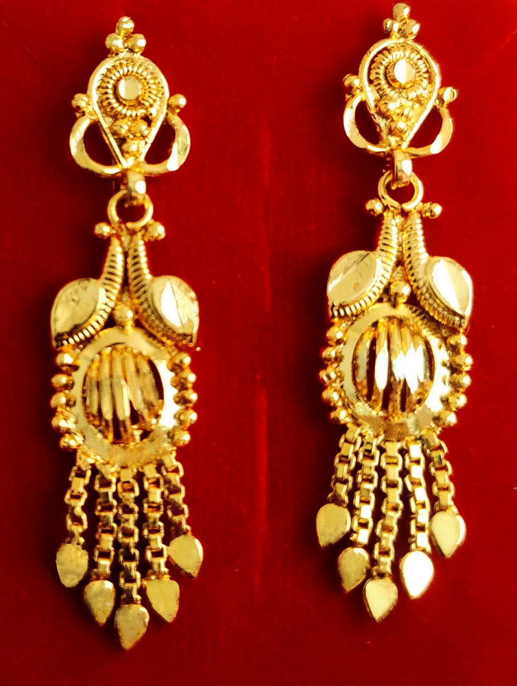 Update more than 80 latest traditional gold earrings 3tdesign.edu.vn