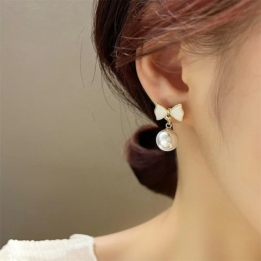 Flipkart Buy Venus Creative Fashionable Bow Shaped Earrings and Stylish earrings for women Alloy Copper Earring Set Online at Best Prices in India