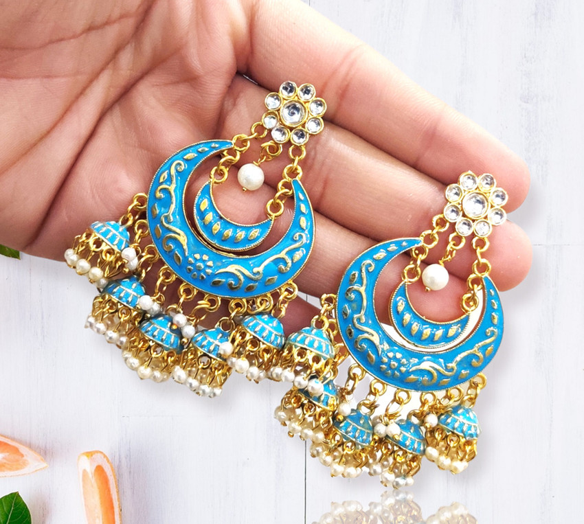 Beautiful chandbali clearance earrings
