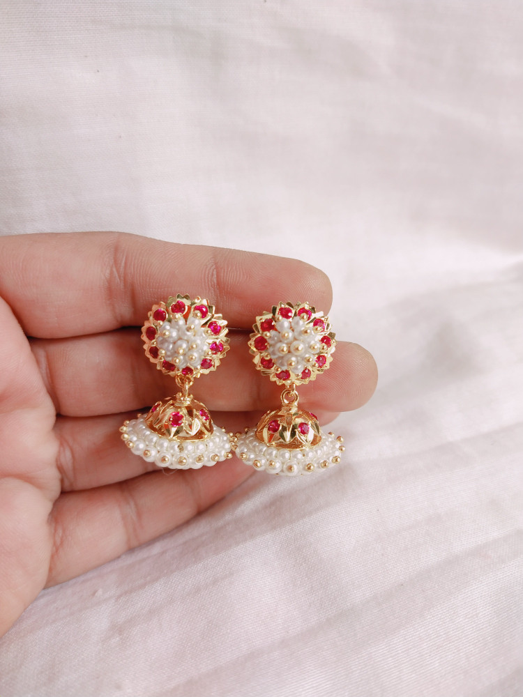 Share more than 144 lalitha jewellery earrings designs best seven.edu.vn