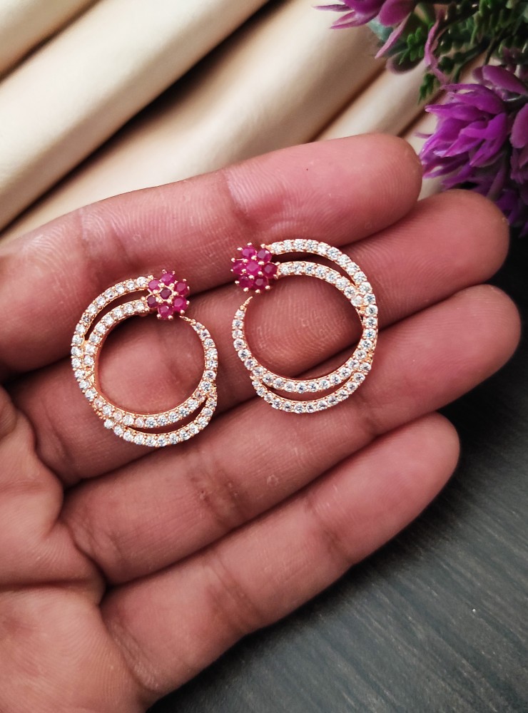 Update Natural Pink Diamond Earrings Best Esthdonghoadian