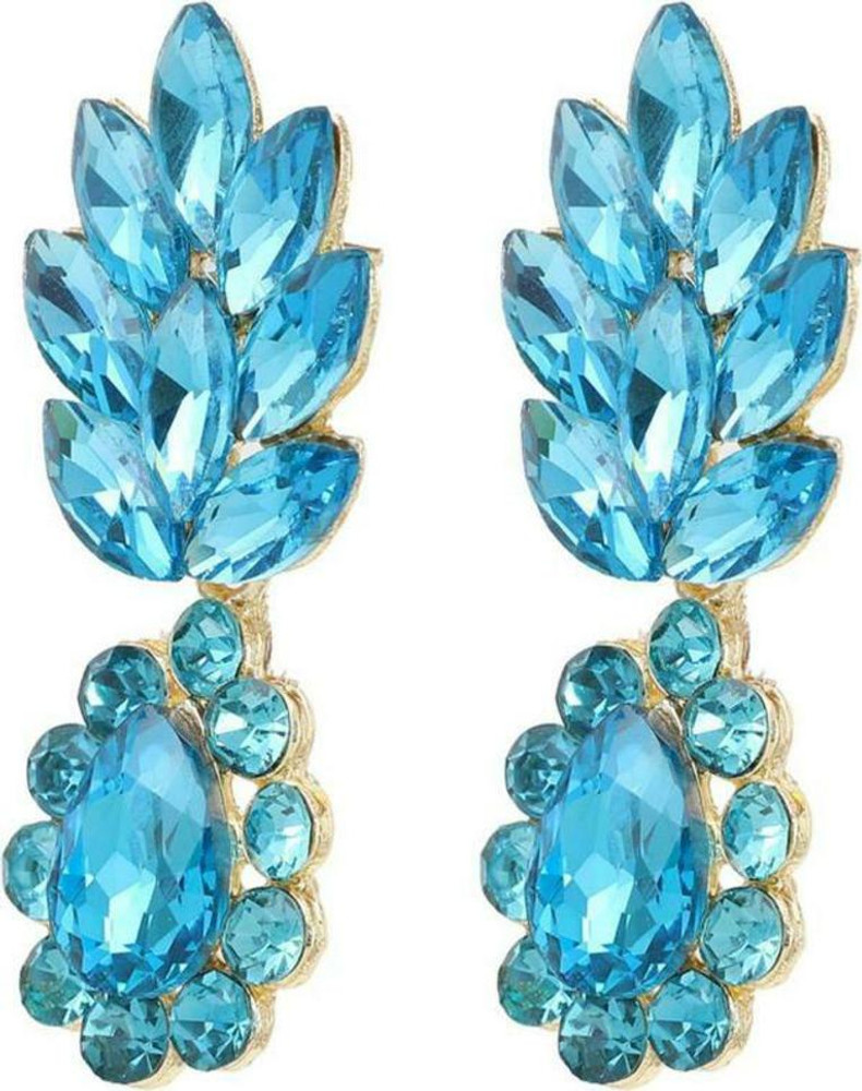 Glass discount stone earrings