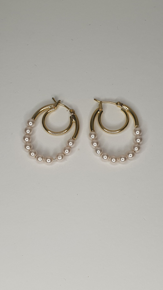 Daily wear pearl earrings on sale