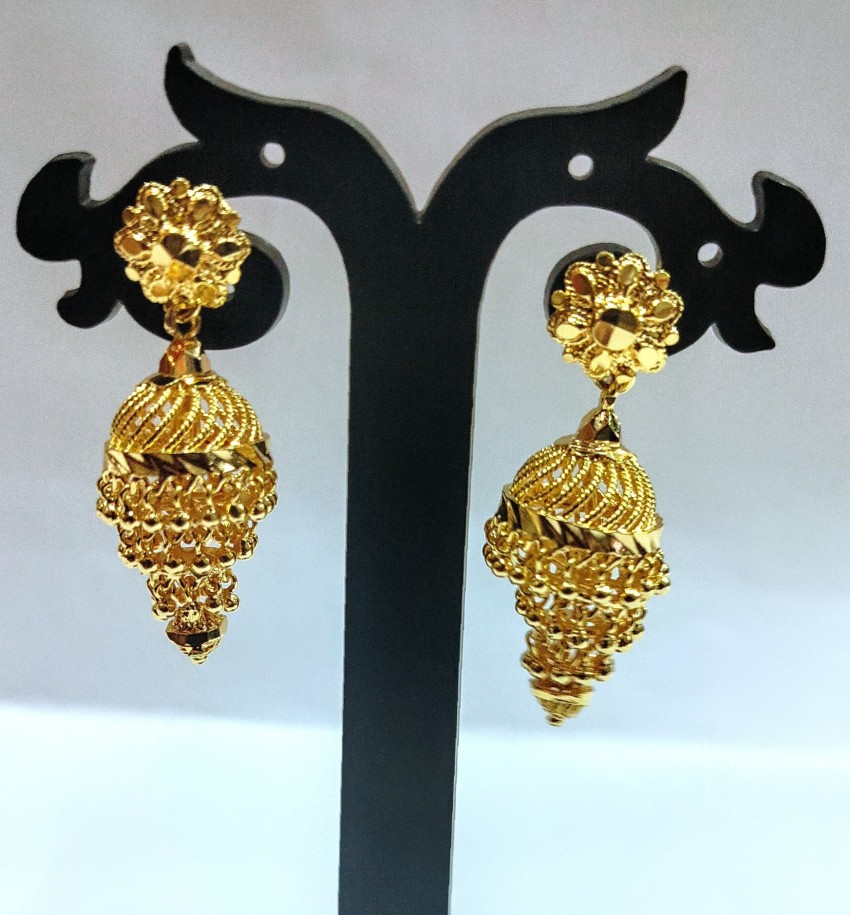 Buy MALABAR GOLD AND DIAMONDS Womens Malabar Gold Earrings  Shoppers Stop