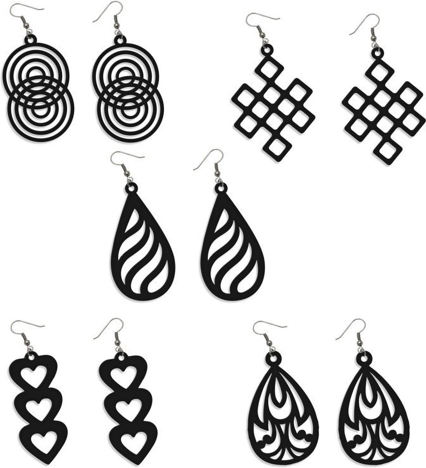 Fancy 2025 black earrings