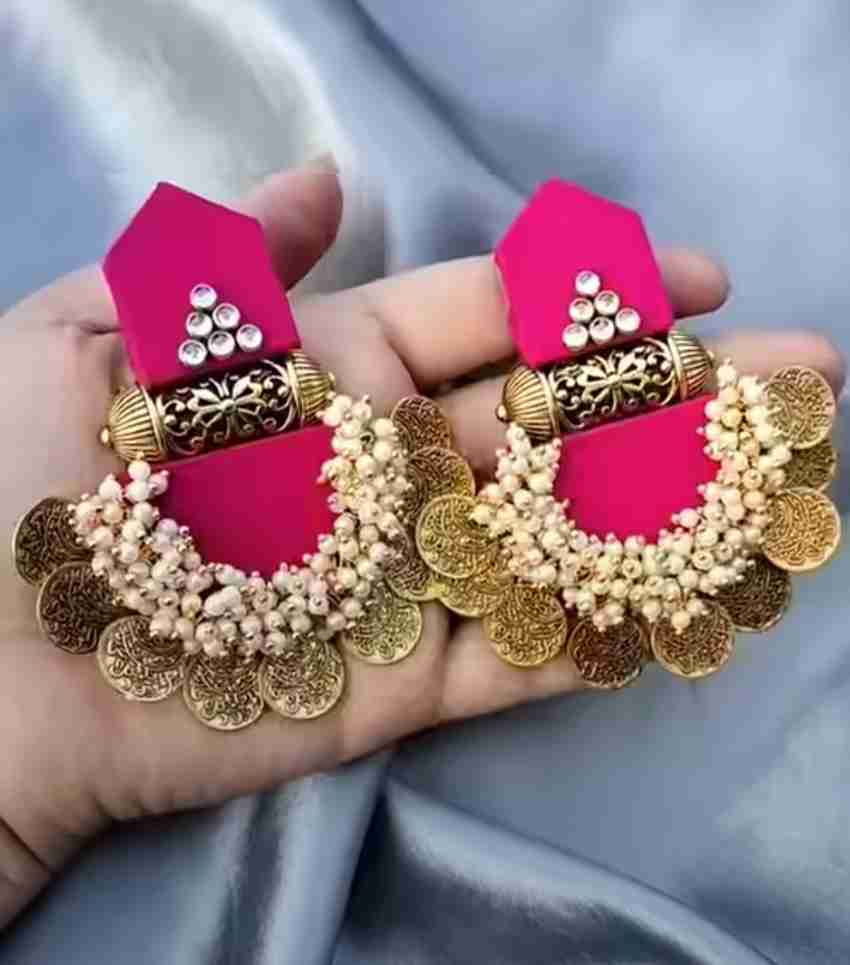 Rani pink earrings hotsell