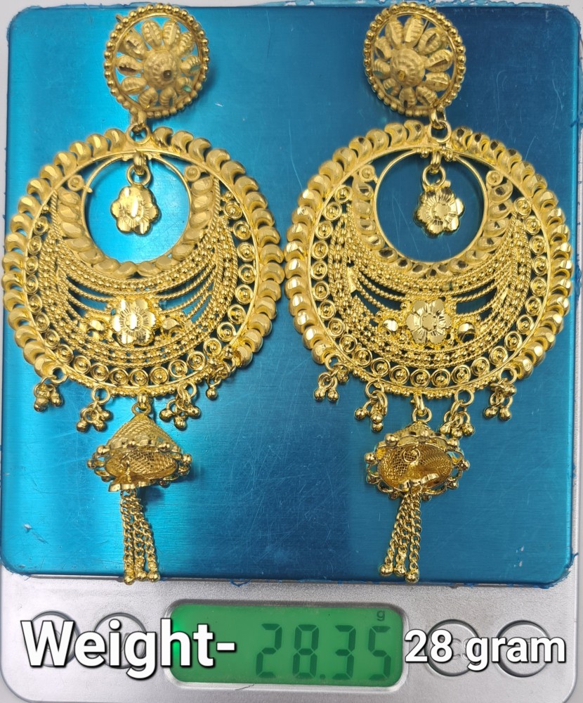 Gold jhumka new hot sale design 2018